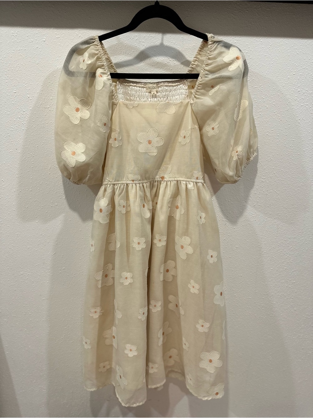 Cream Floral Roolee Dress